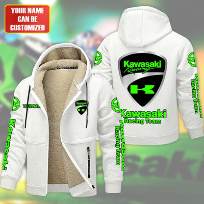 Personalized KW Racing Team Fleece 3D Unisex Hooded Jacket