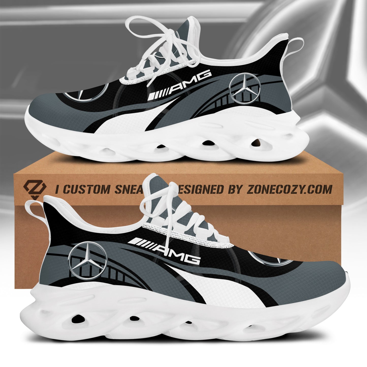 Merc AMG V5 Chunky Custom Sneaker