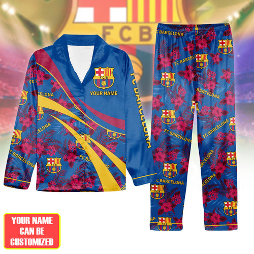 Personalized Barcelona FC Pajamas Set