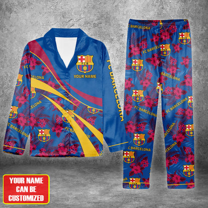 Personalized Barcelona FC Pajamas Set