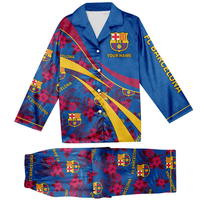 Personalized Barcelona FC Pajamas Set