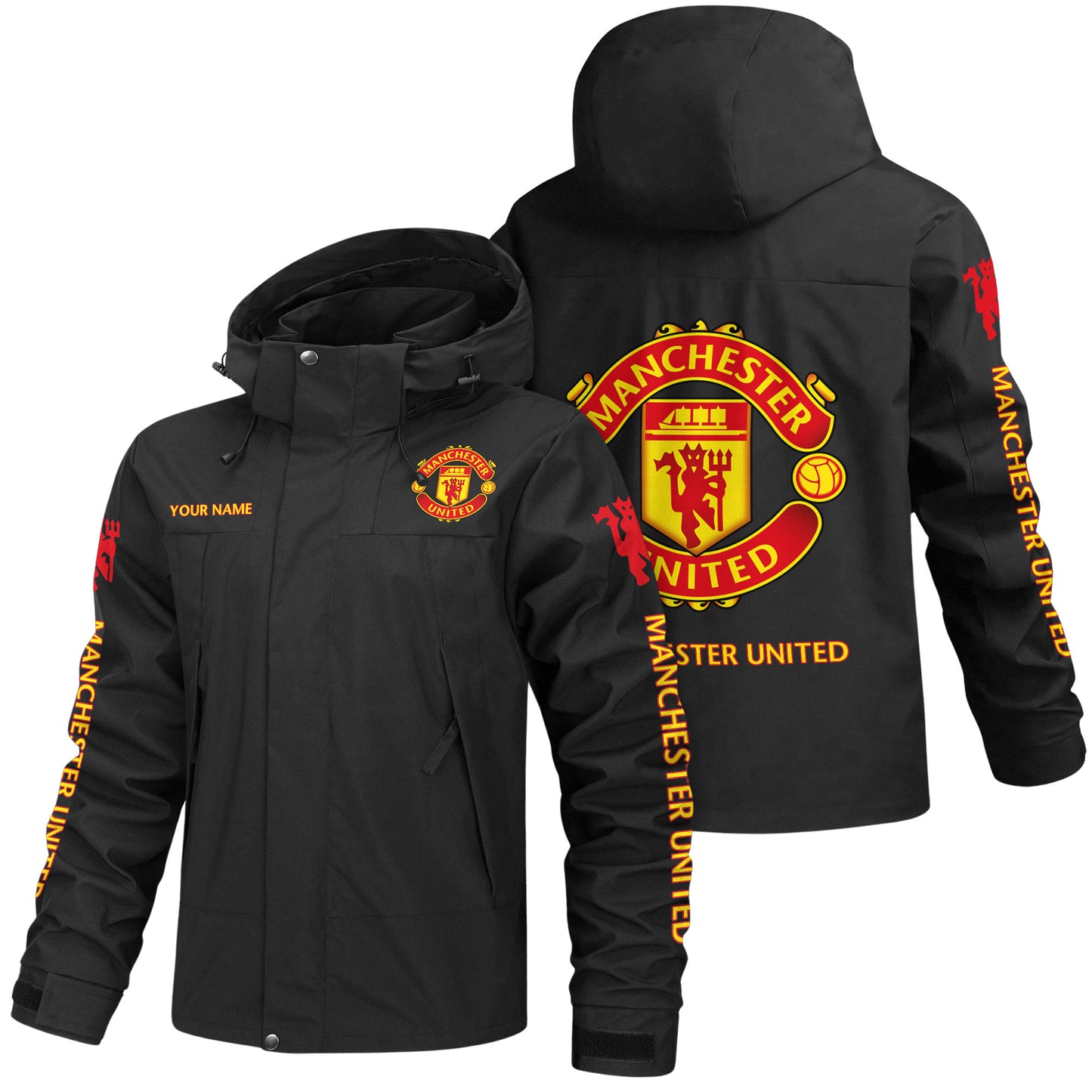 Manchester United Outdoor Sports Wind & Waterproof Drawstring Jacket