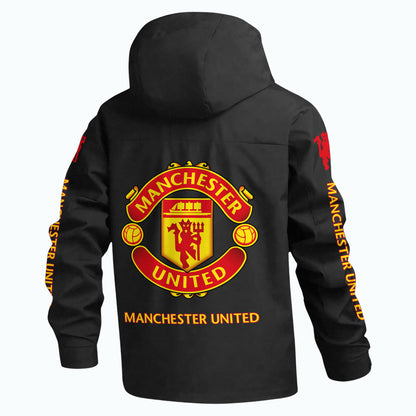 Manchester United Outdoor Sports Wind & Waterproof Drawstring Jacket