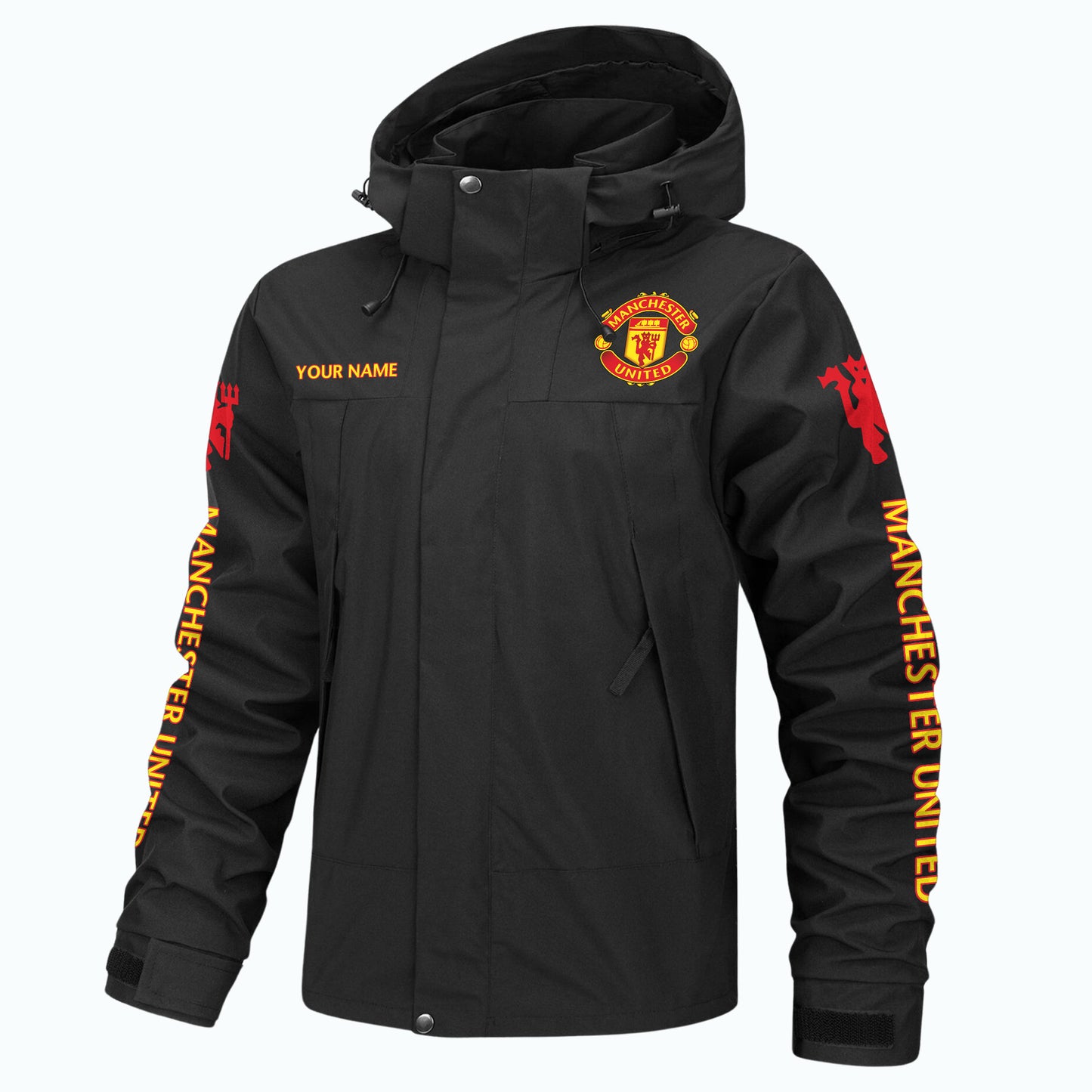 Manchester United Outdoor Sports Wind & Waterproof Drawstring Jacket