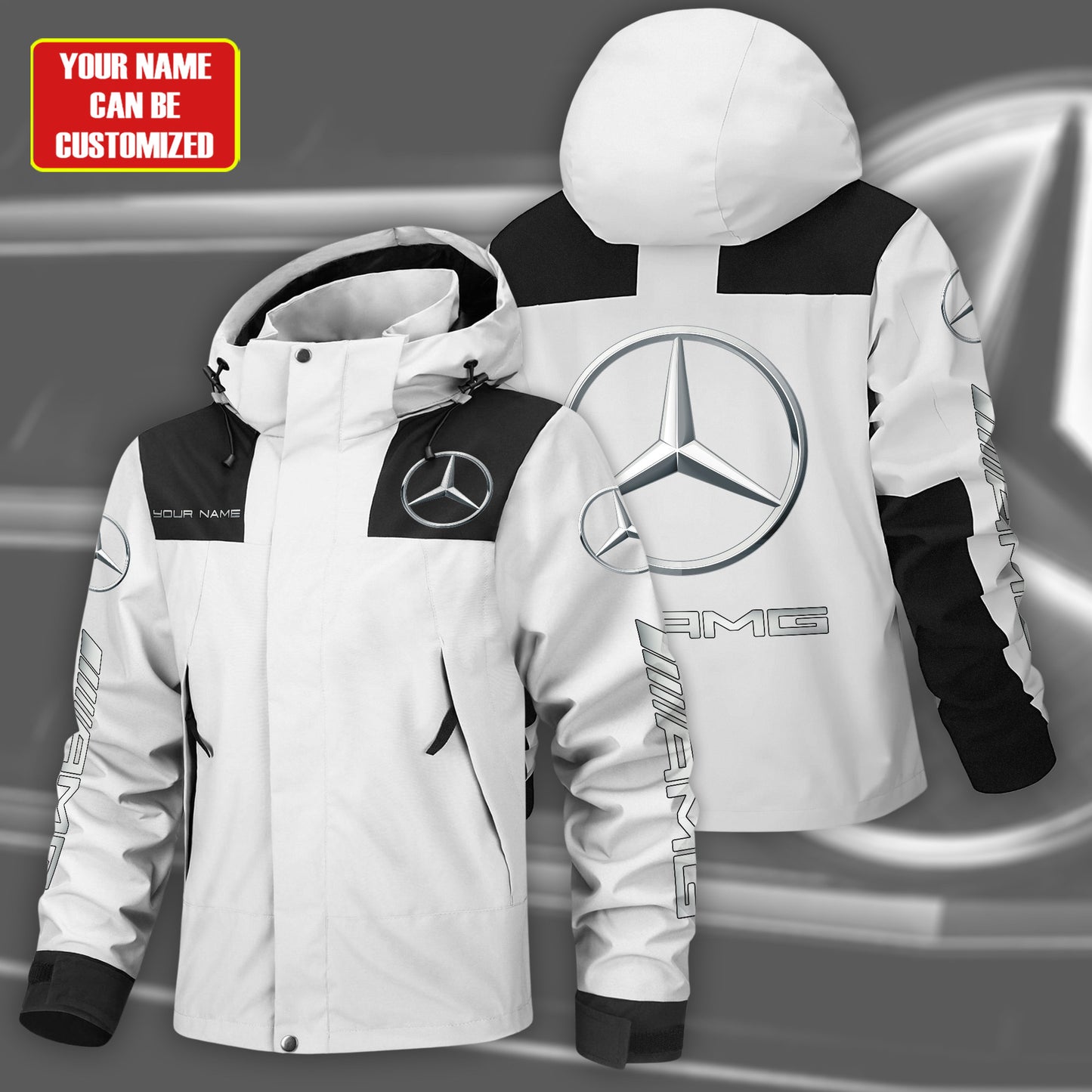 Merc AMG Outdoor Sports Wind & Waterproof Drawstring Jacket
