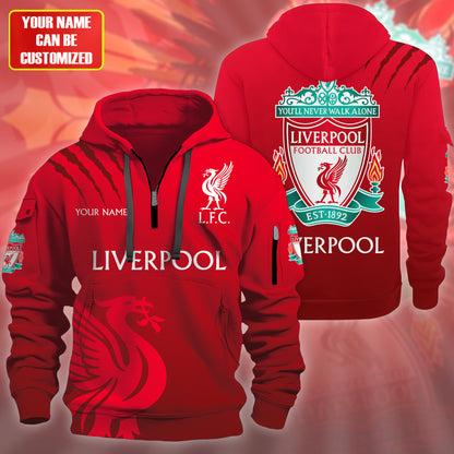 Personalized Liverpool Q4 3D Zip-Hoodie Cotton Jacket
