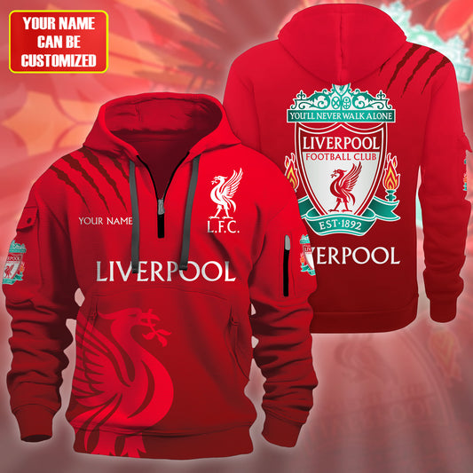 Personalized Liverpool Q4 3D Zip-Hoodie Cotton Jacket
