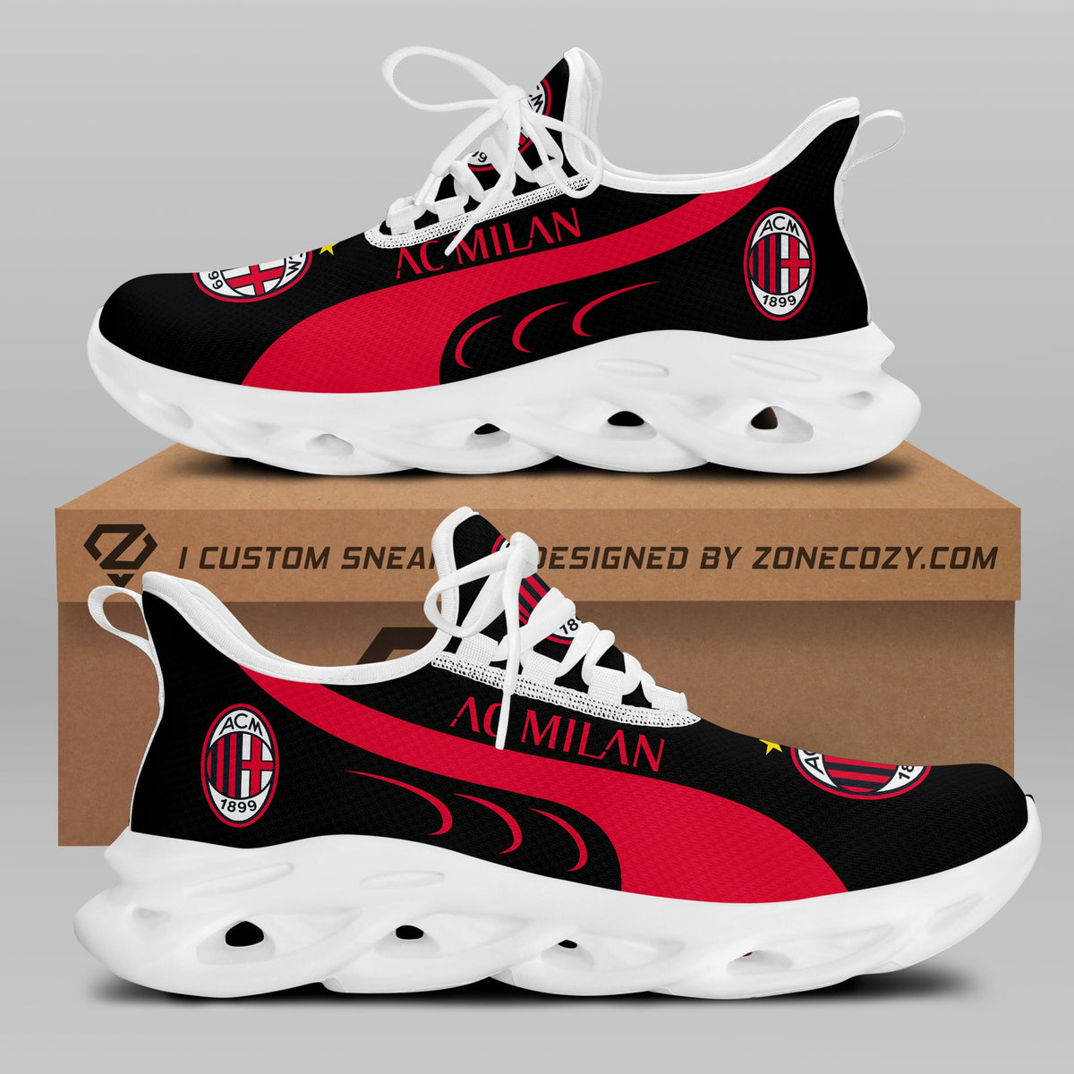 AC Milan V3 Chunky Custom Sneaker