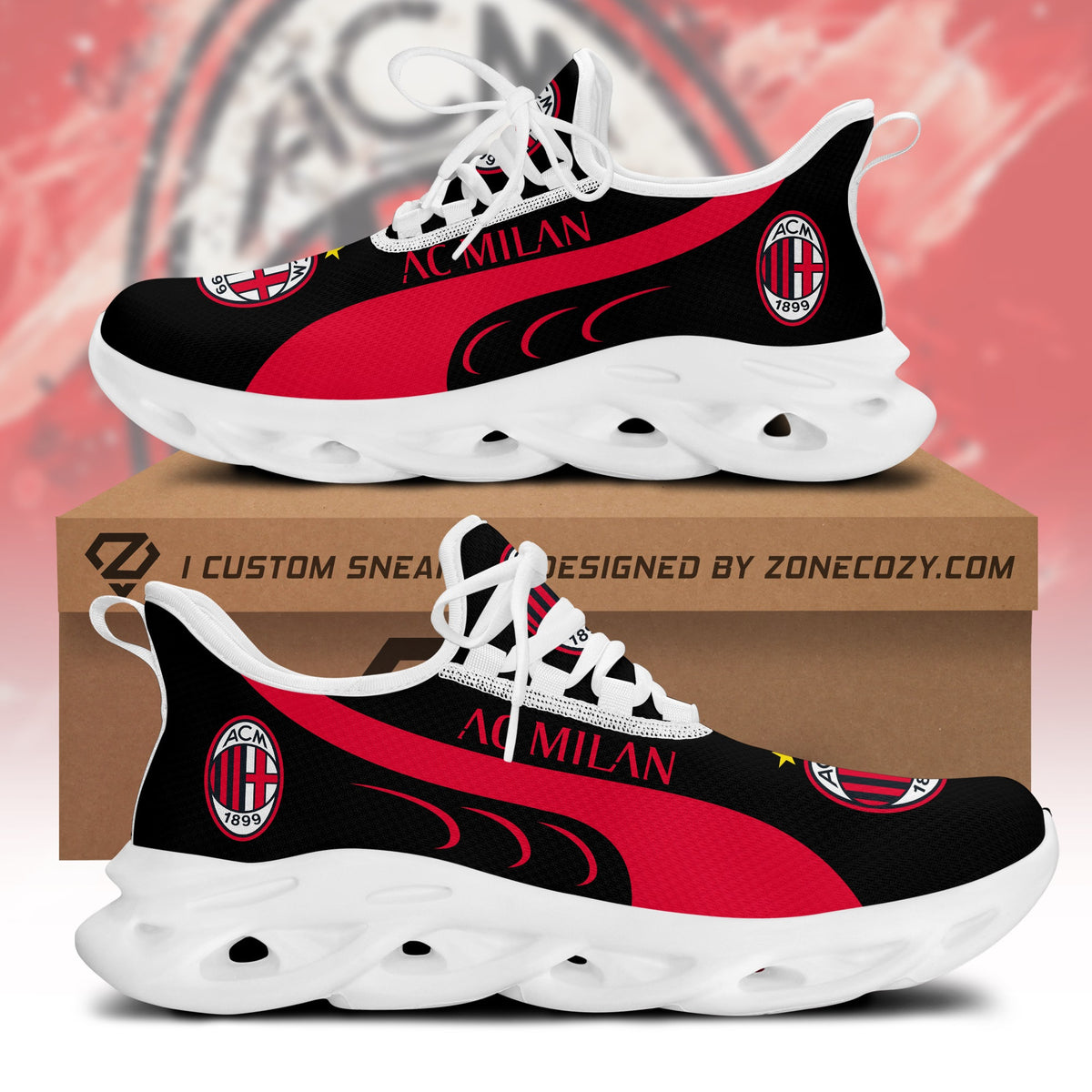 AC Milan V3 Chunky Custom Sneaker