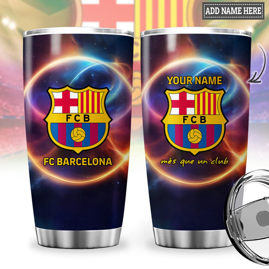 Personalized Barcelona Stainless Tumbler 20oz 30oz Cup