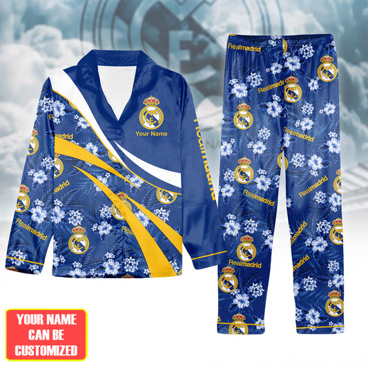 Personalized Real Madrid Pajamas Set
