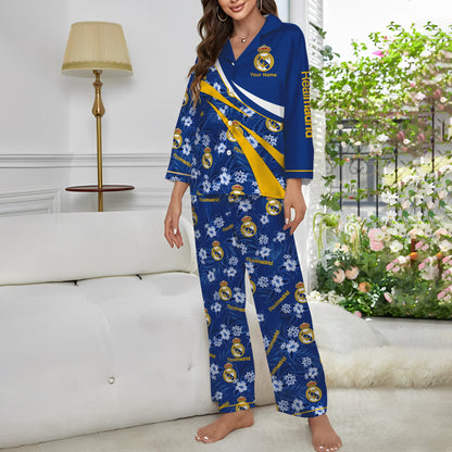 Personalized Real Madrid Pajamas Set