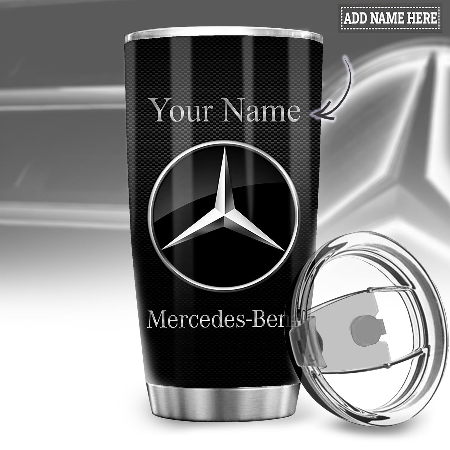 Personalized Merc Stainless Tumbler 20oz 30oz Cup