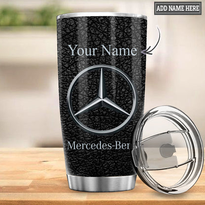 Personalized Merc Leather Stainless Tumbler 20oz 30oz Cup