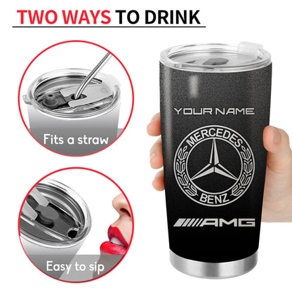Personalized Merc AMG Stainless Tumbler 20oz 30oz Cup