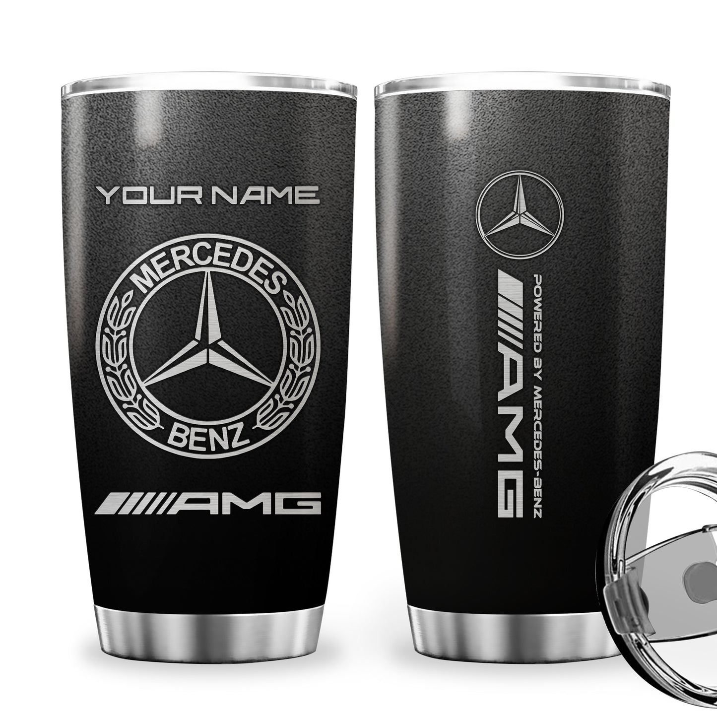 Personalized Merc AMG Stainless Tumbler 20oz 30oz Cup