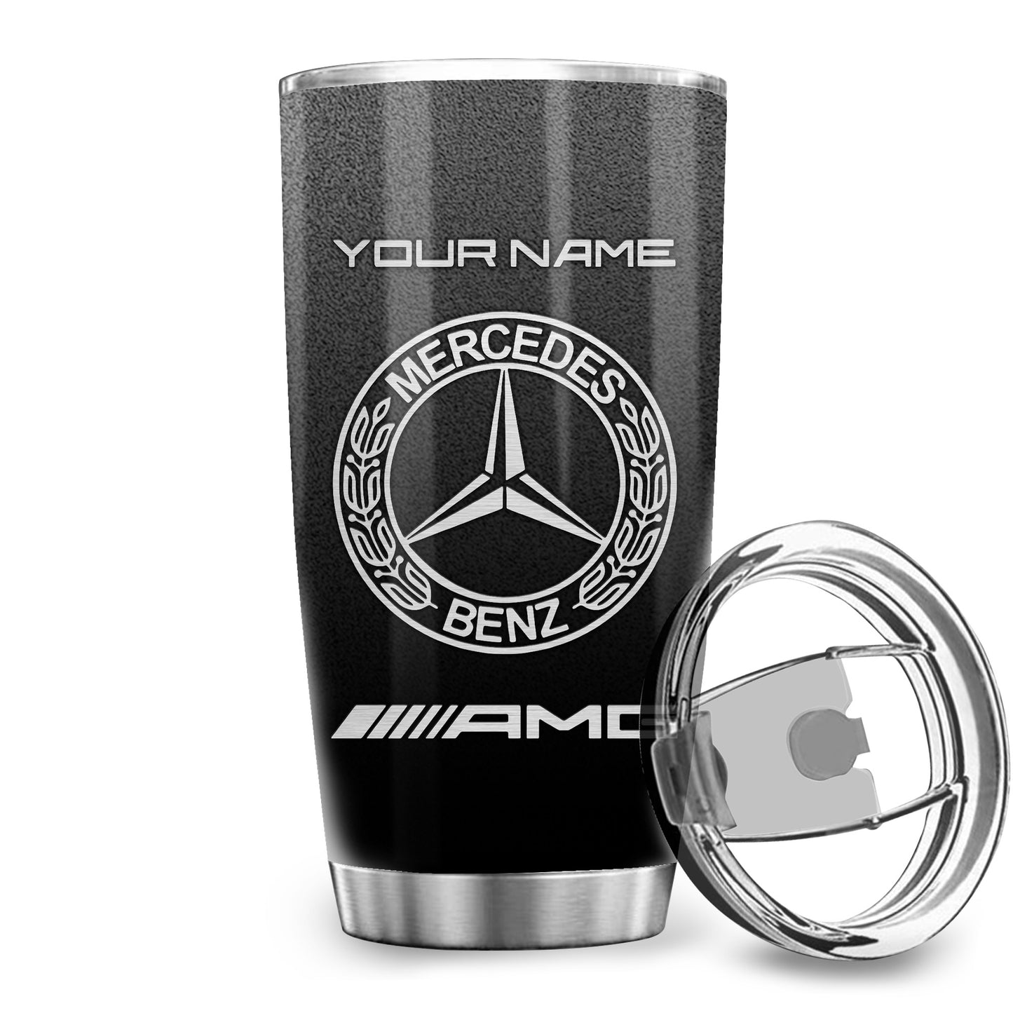 Personalized Merc AMG Stainless Tumbler 20oz 30oz Cup
