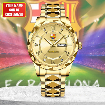 Personalized Barcelona FC Alloy Charley Watch