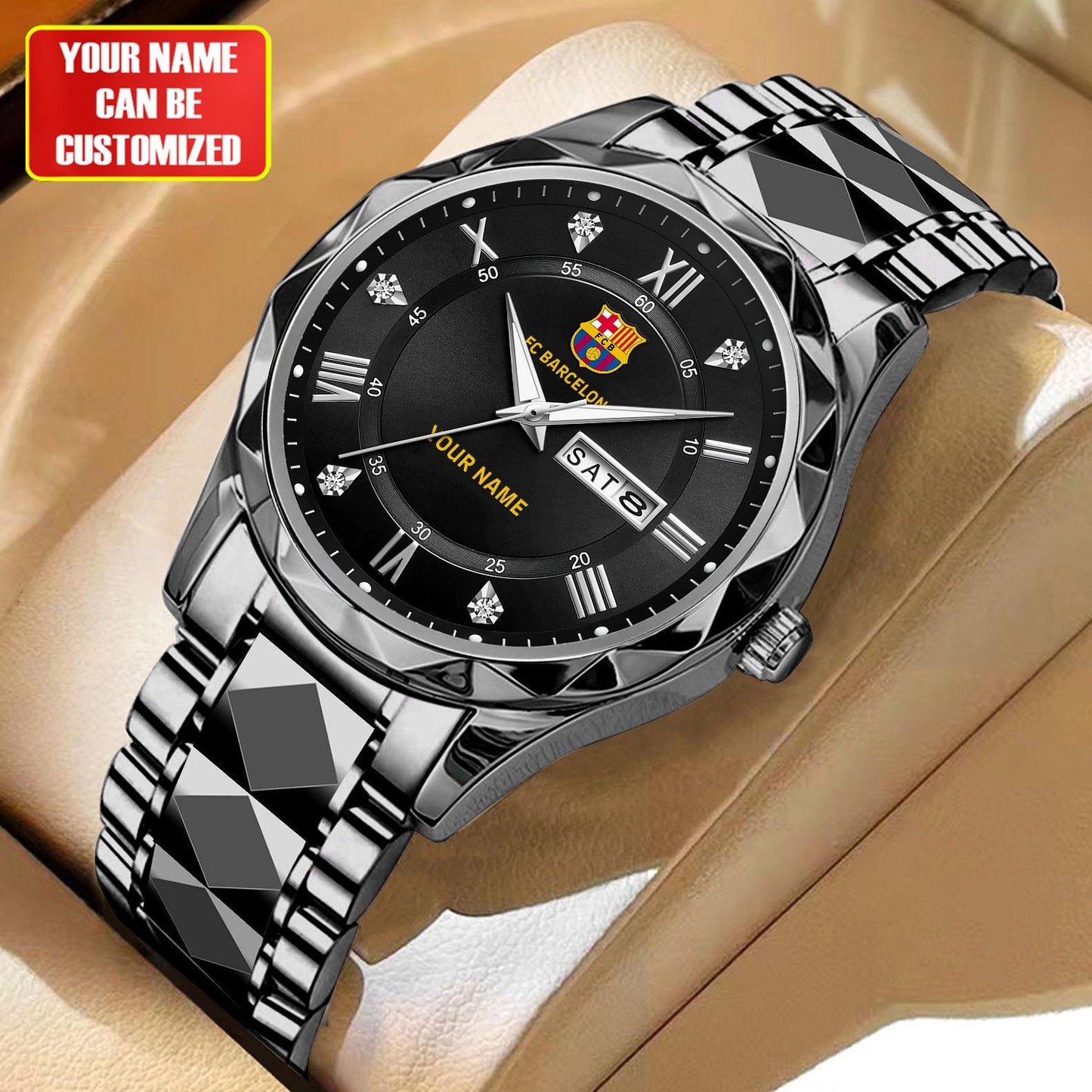 Personalized Barcelona FC Alloy Charley Watch