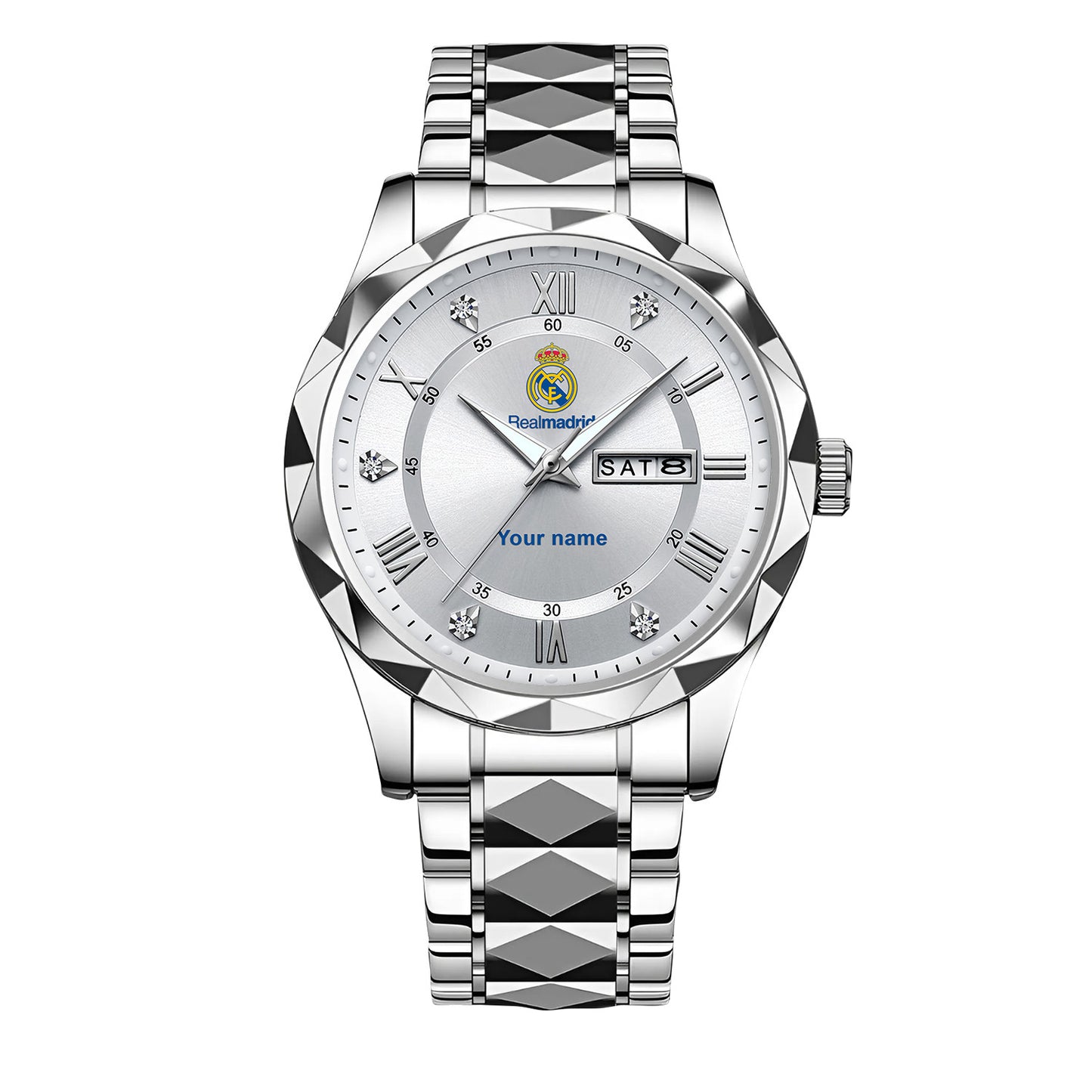 Personalized Real Madrid Alloy Charley Watch