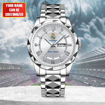 Personalized Real Madrid Alloy Charley Watch