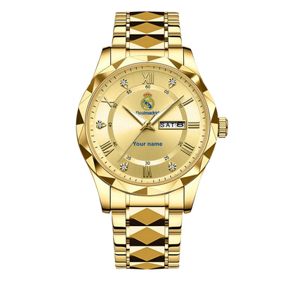 Personalized Real Madrid Alloy Charley Watch