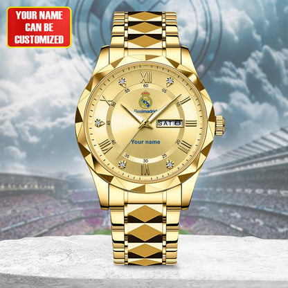 Personalized Real Madrid Alloy Charley Watch