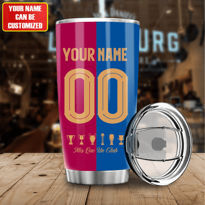 Personalized Barcelona Stainless Tumbler 20oz 30oz Cup