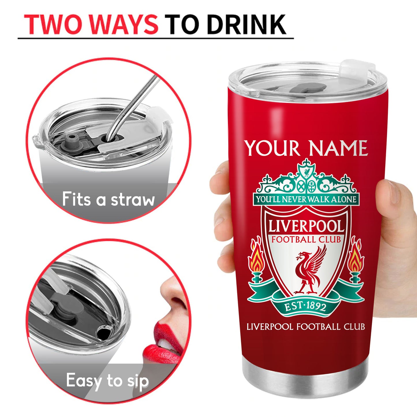 Personalized LFC History Stainless Tumbler 20oz 30oz Cup