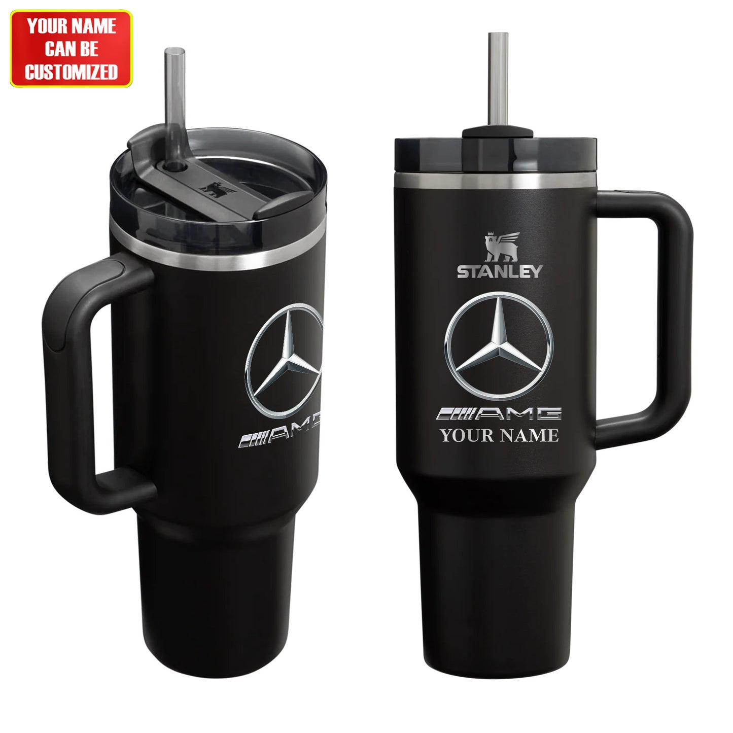Personalized Merc AMG Stainless Stanley Tumbler 40oz Cup