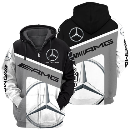 Personalized Mercedes AMG Fleece 3D All Over Printed Unisex Shirt