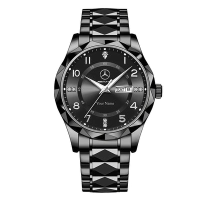 Personalized Merc AMG Alloy Charley Watch