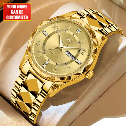 Personalized Merc AMG Alloy Charley Watch