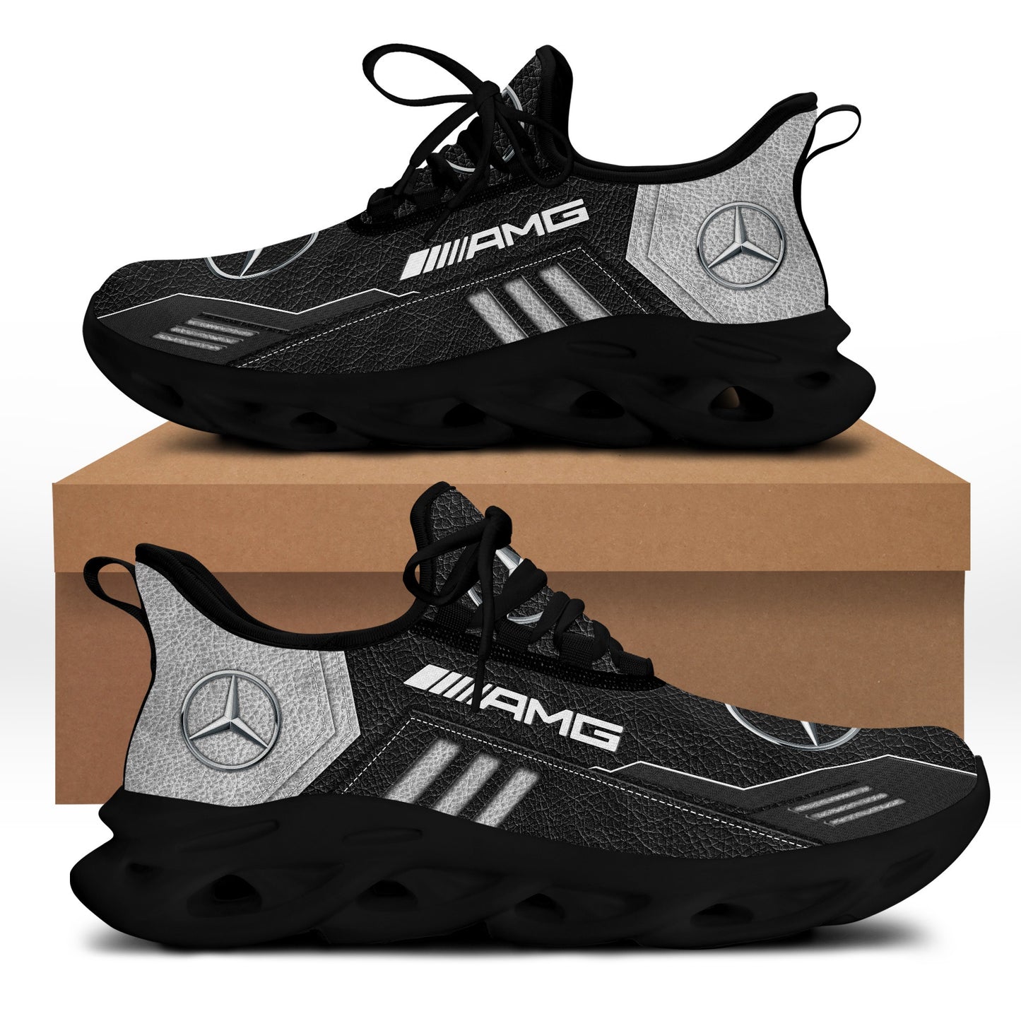 Merc AMG Q4 Leather Chunky Custom Sneaker