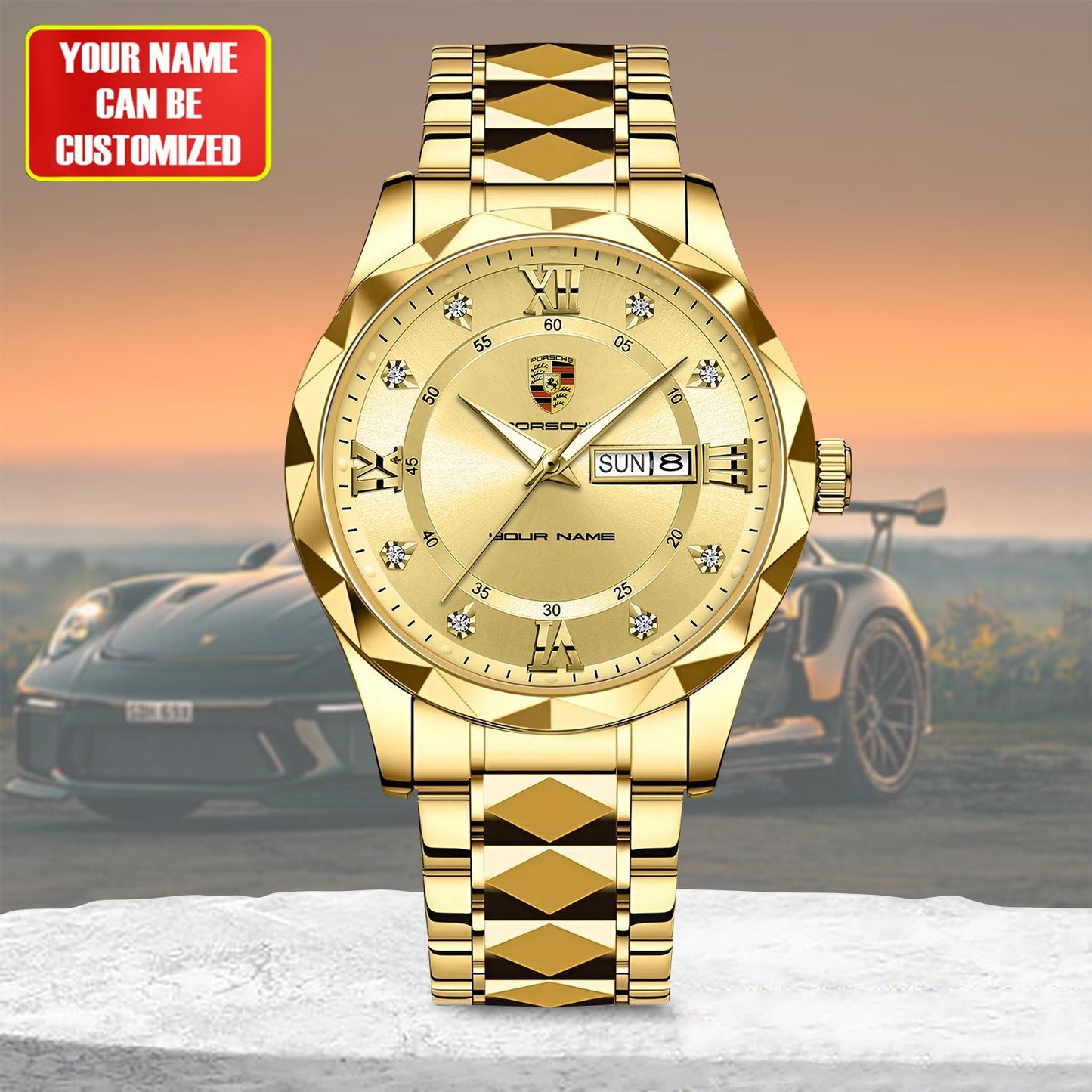 Personalized Pors Alloy Charley Watch