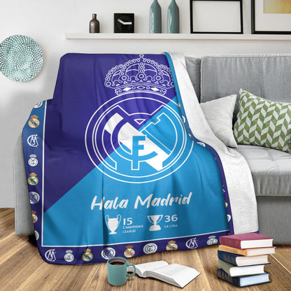 Real Madrid 3D Fleece Blanket