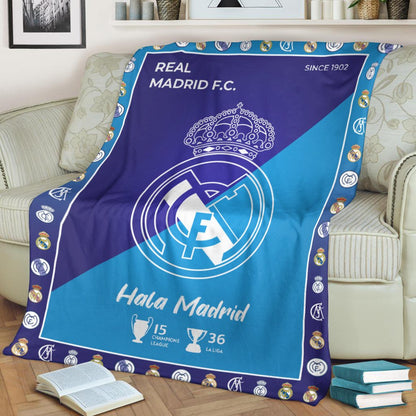 Real Madrid 3D Fleece Blanket