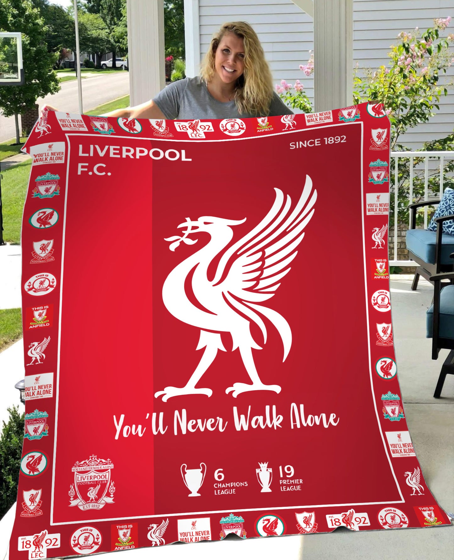 Liverpool 3D Fleece Blanket