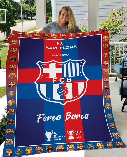 Barcelona FC 3D Fleece Blanket