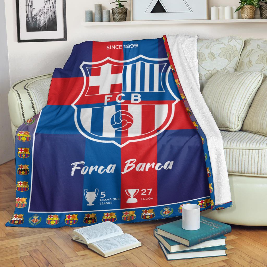 Barcelona FC 3D Fleece Blanket