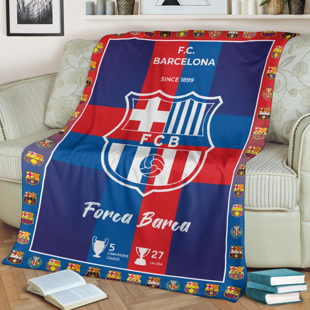Barcelona FC 3D Fleece Blanket
