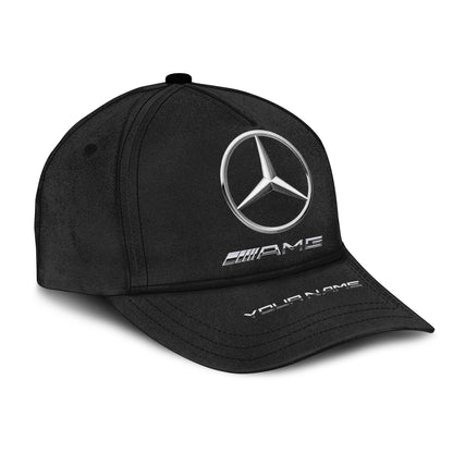 Personalized Name Mercedes AMG Classic Black Cap