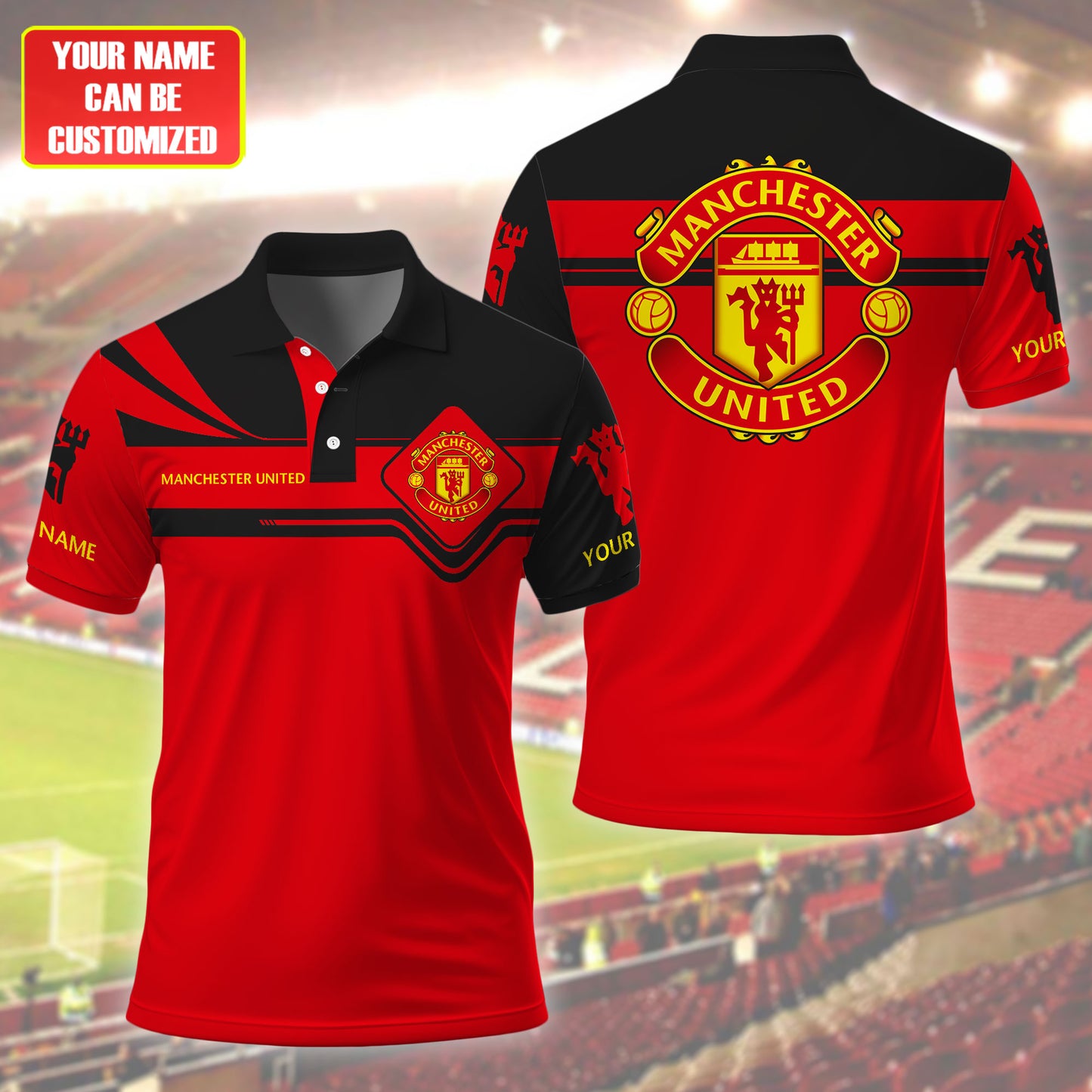 Personalized Manchester United 3D Full Printing Set , Manchester United Shirt , Hoodie , Short , Polo ,hawaii V4