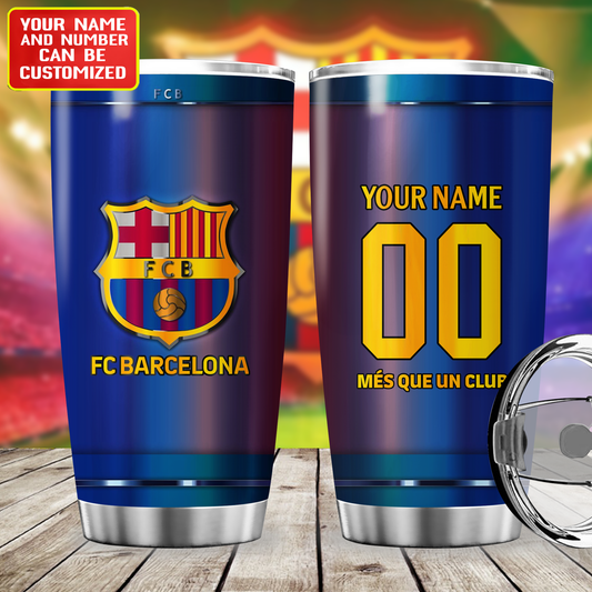 Personalized Barcelona FC V2 Stainless Tumbler 20oz 30oz Cup