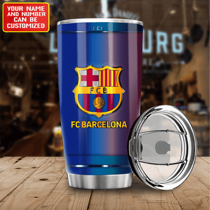 Personalized Barcelona FC V2 Stainless Tumbler 20oz 30oz Cup