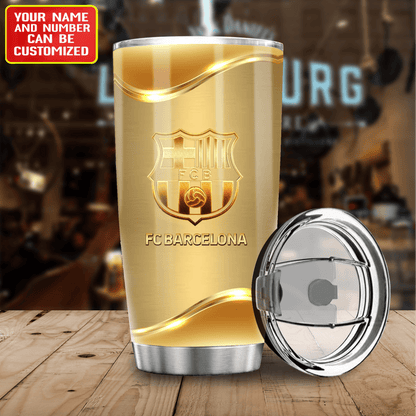 Personalized Barcelona FC V3 Stainless Tumbler 20oz 30oz Cup