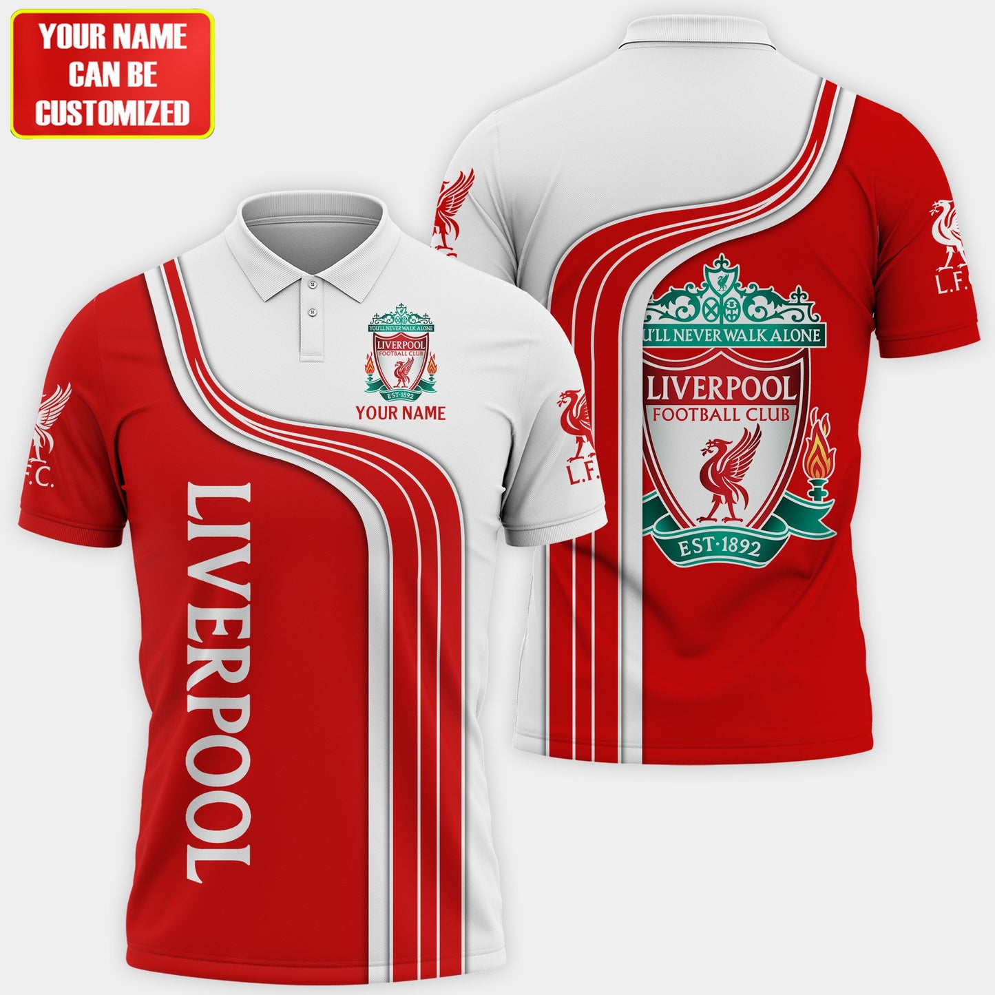 Personalized Liverpool 3D Full Printing Set , Liverpool Shirt , Hoodie , Short , Polo ,hawaii V5