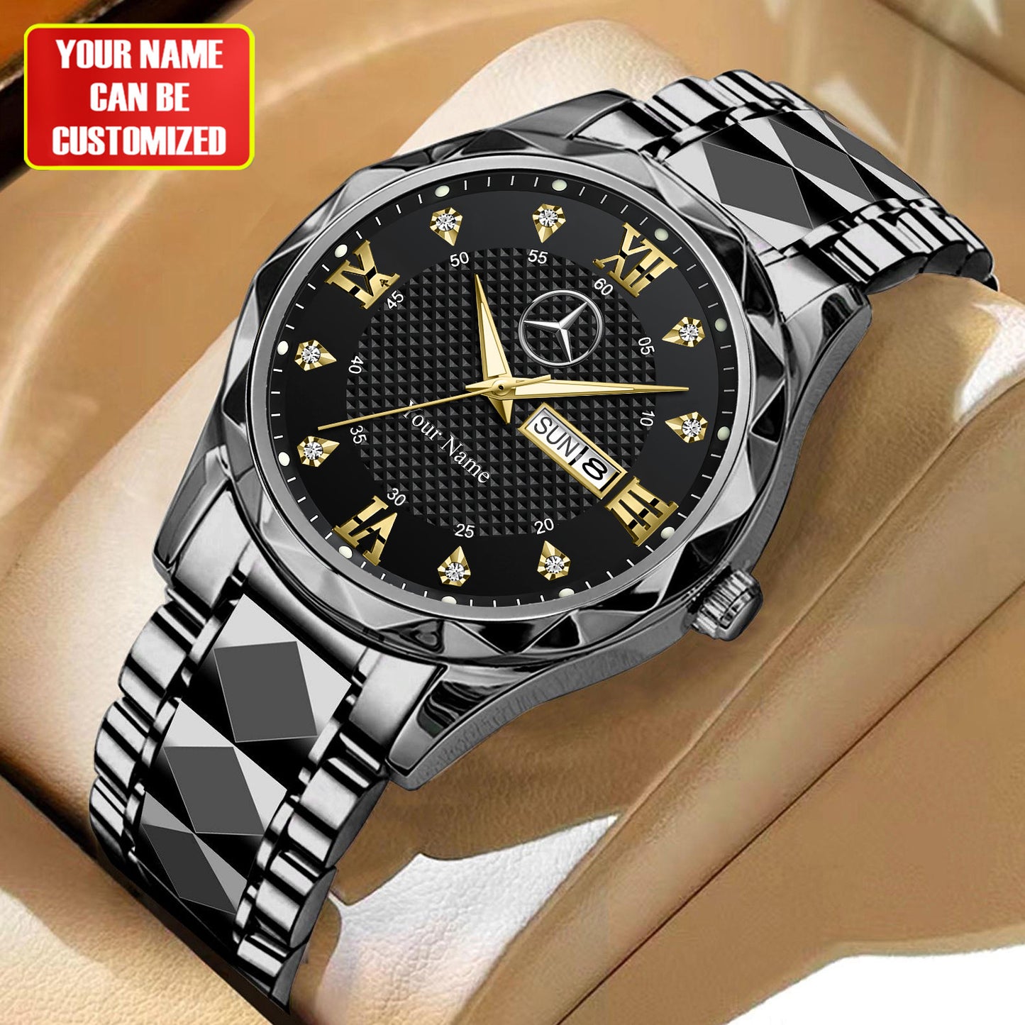 Personalized Merc Alloy Charley Watch