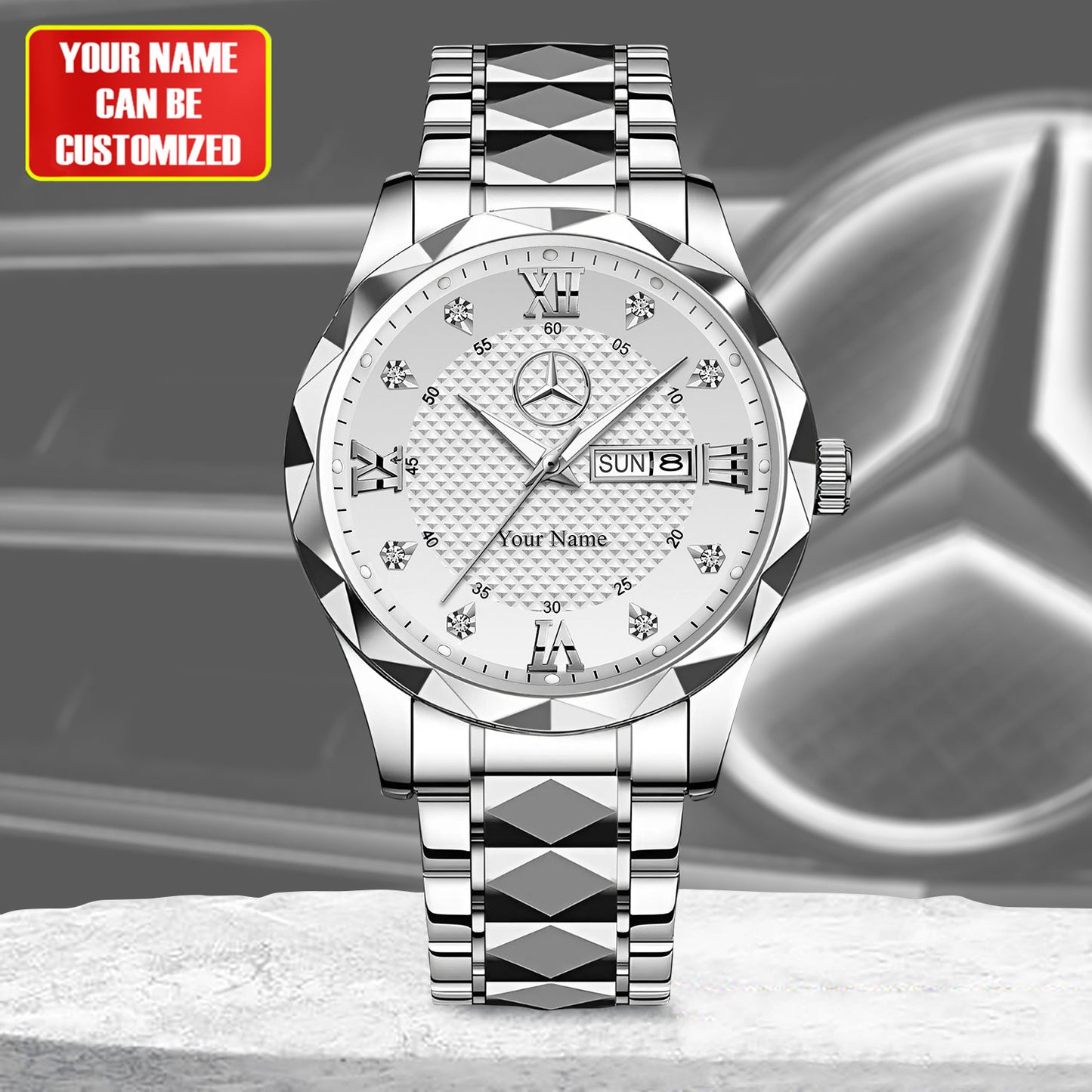 Personalized Merc Alloy Charley Watch