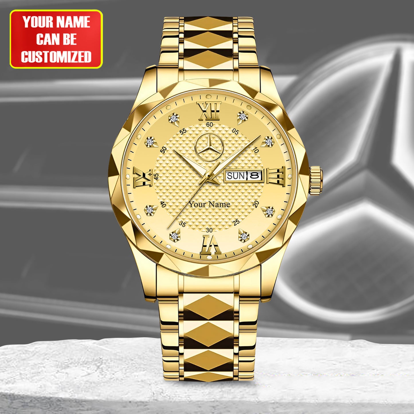 Personalized Merc Alloy Charley Watch